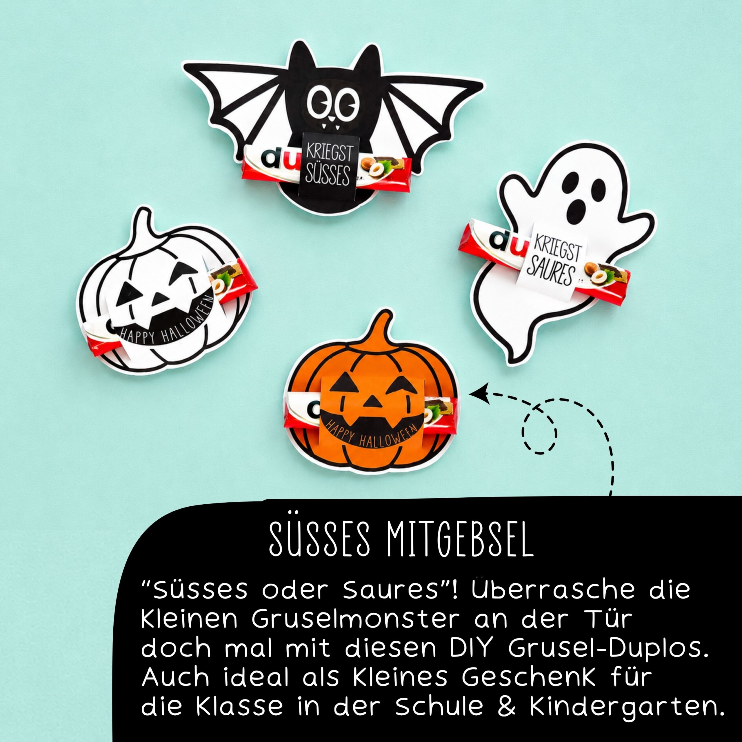 Duplo Banderolen "Süßes & Saures" Halloween – Bild 6
