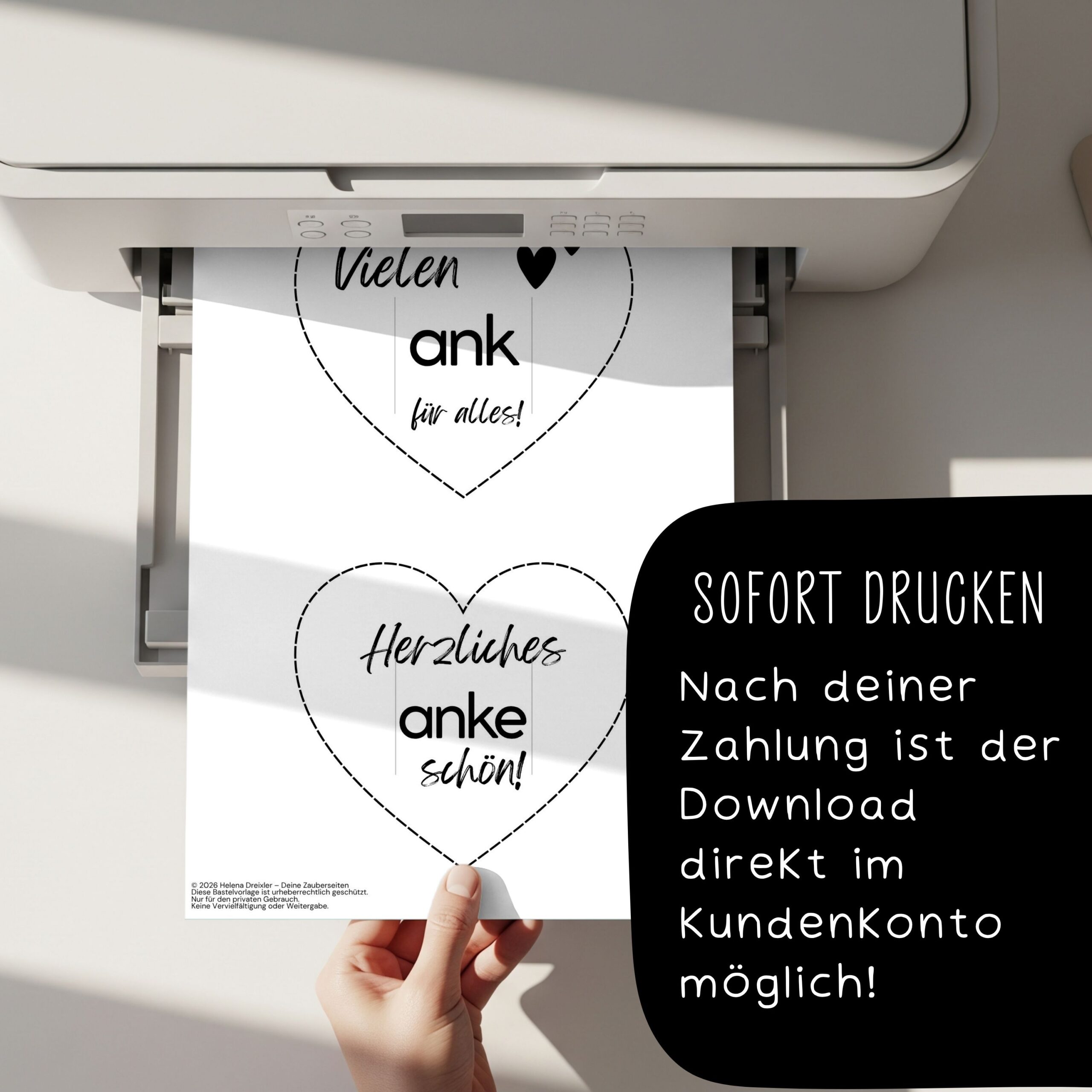 Duplo Banderolen "4 Danke schön Herzen" – Bild 4