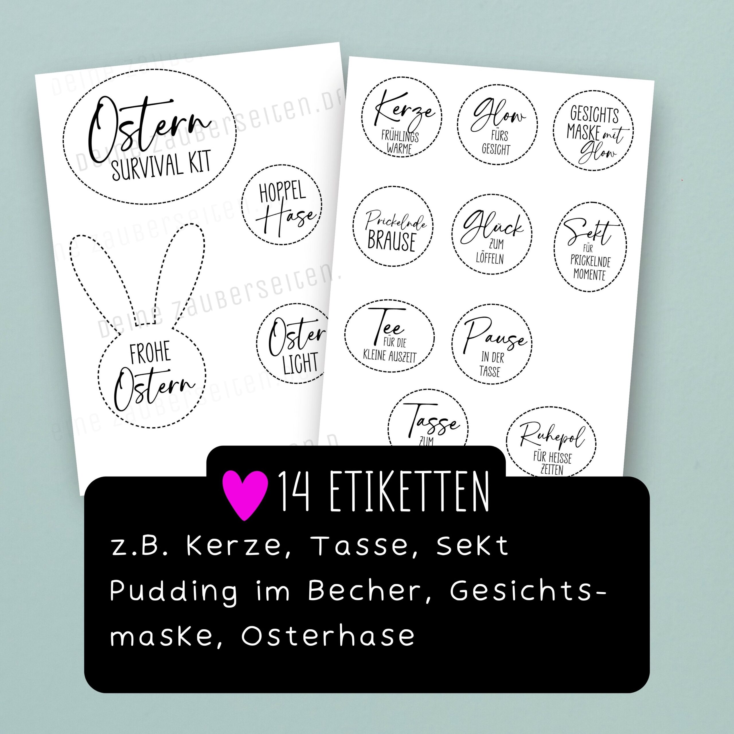 Ostergeschenk Geschenkkorb "Ostern Survival Kit" – Bild 4