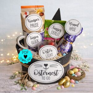 Ostergeschenk Geschenkkorb "Osternest to go"