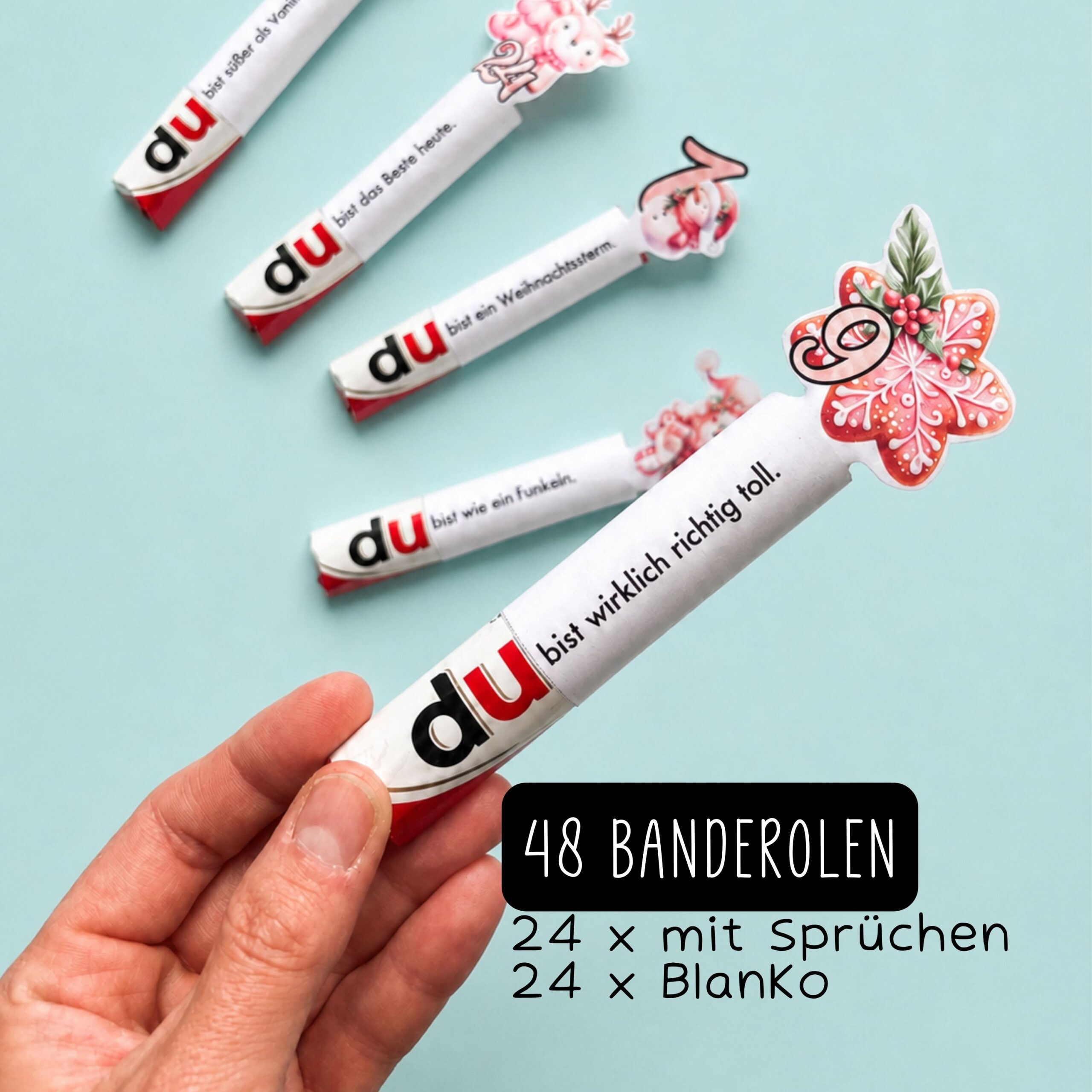 Duplo Banderole Adventskalender "Rosa" – Bild 3
