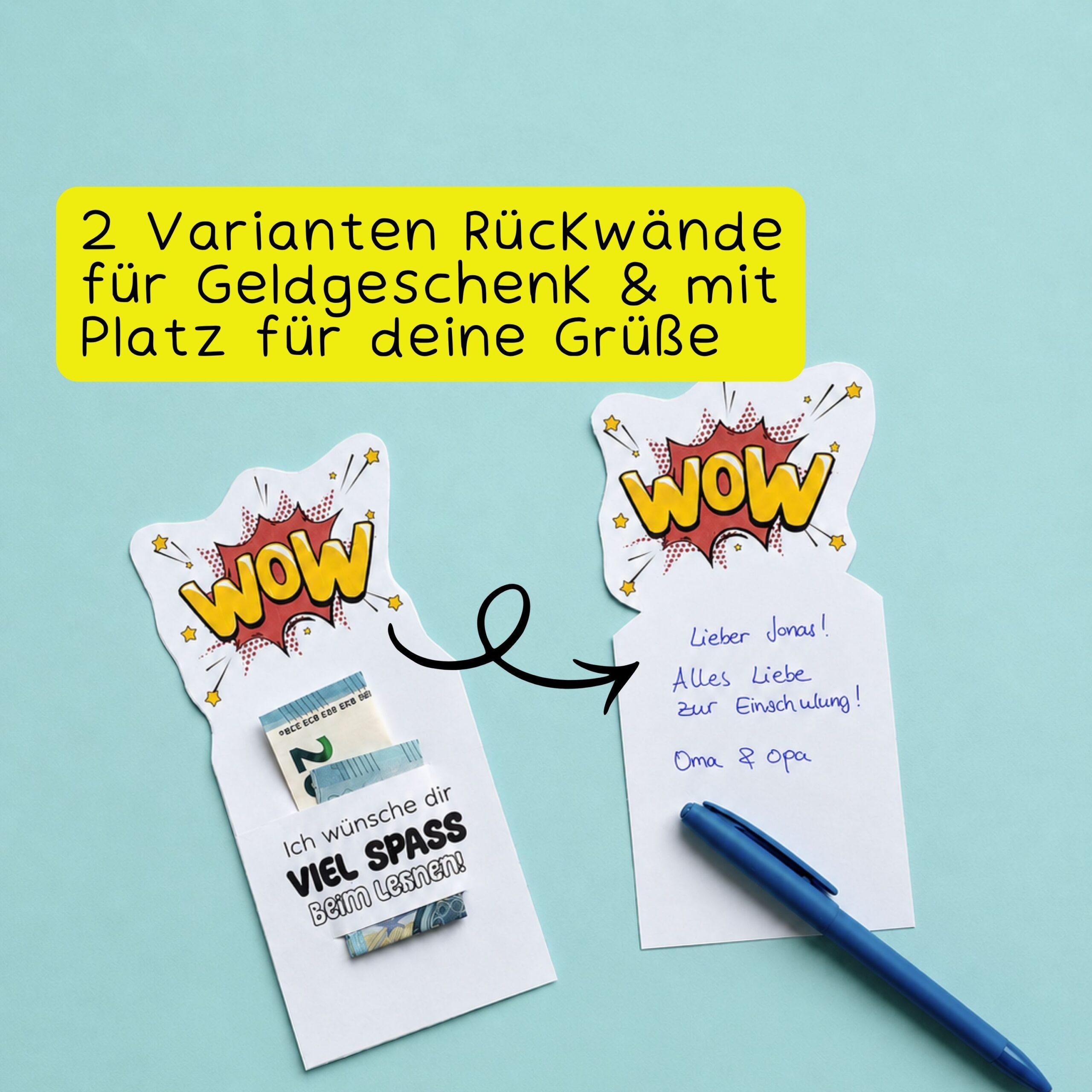 Duplo Banderole & Etiketten "Endlich Schulkind" – Bild 3