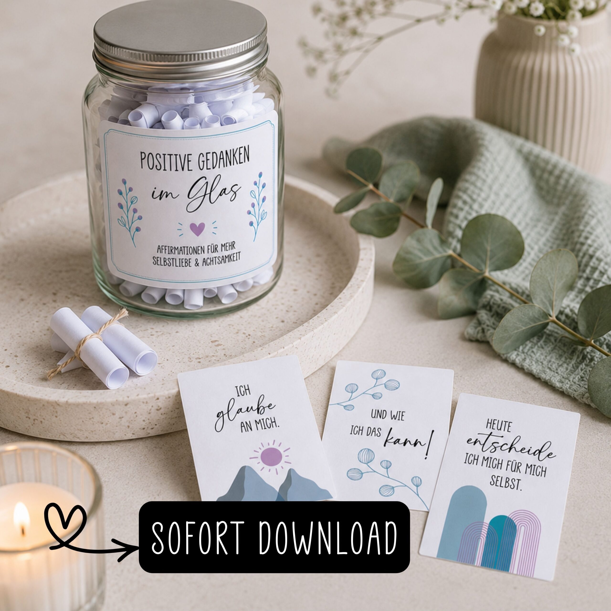 Geschenk im Glas: Affirmationen & Sprüche – Bild 2