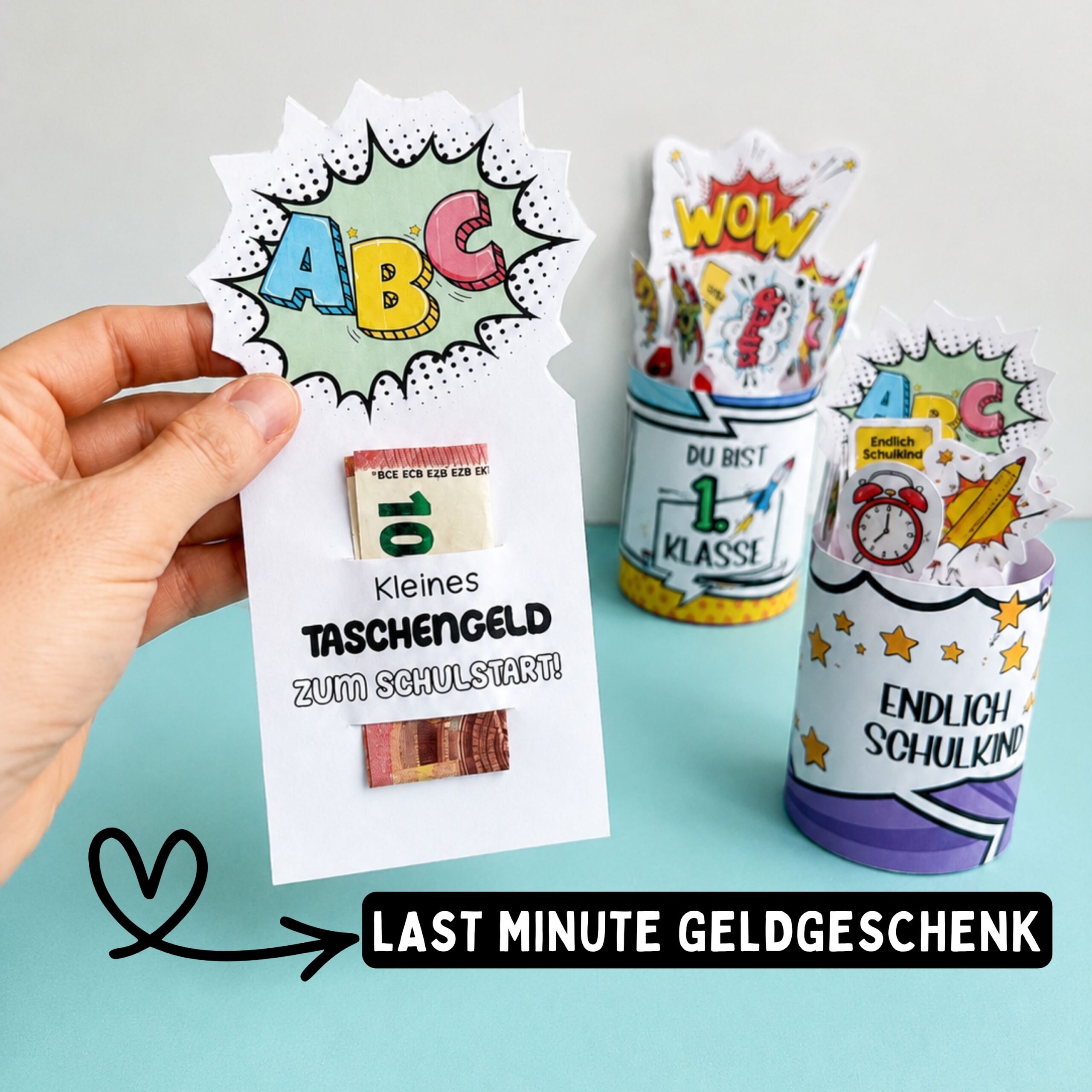 Duplo Banderole & Etiketten "Endlich Schulkind" – Bild 4