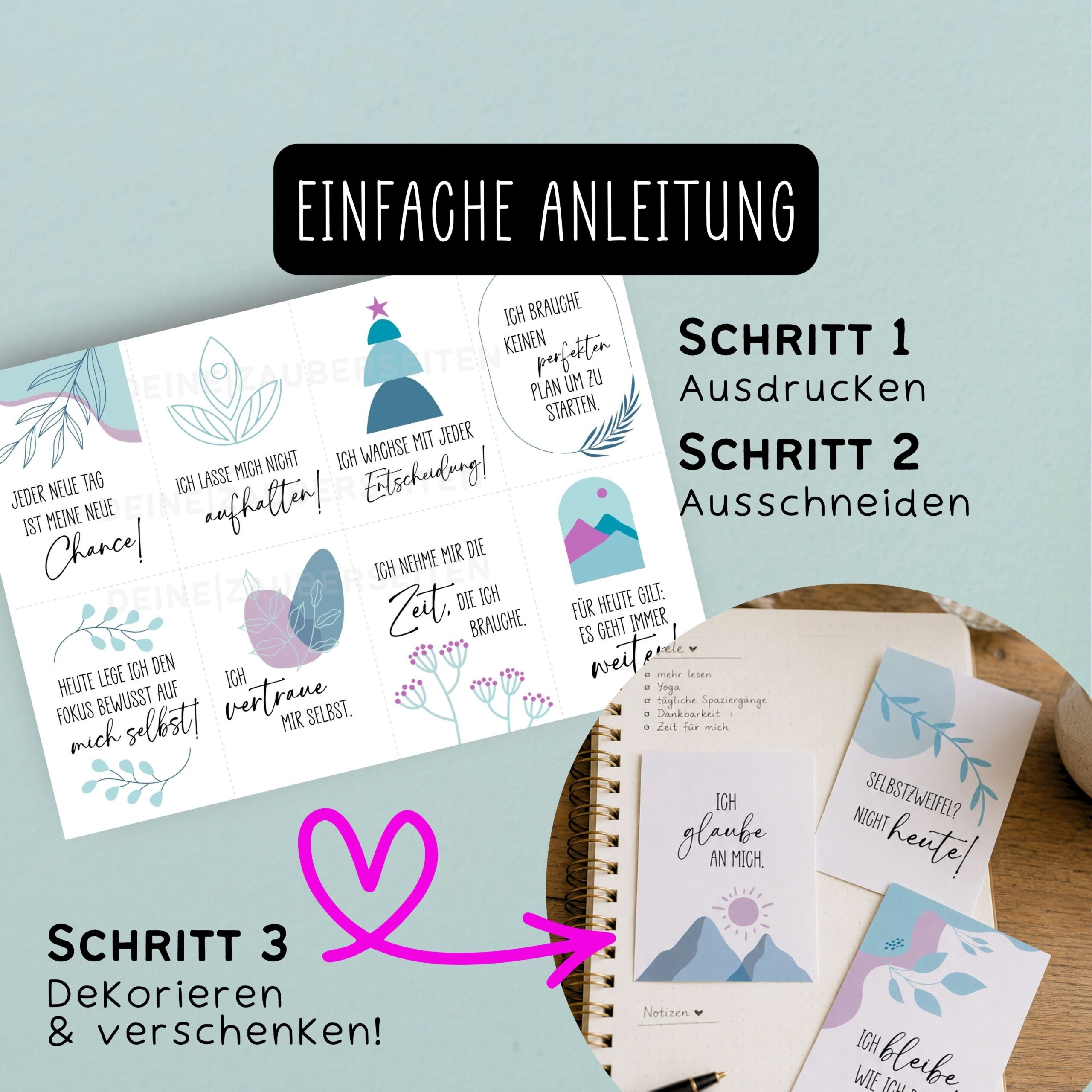Geschenk im Glas: Affirmationen & Sprüche – Bild 7