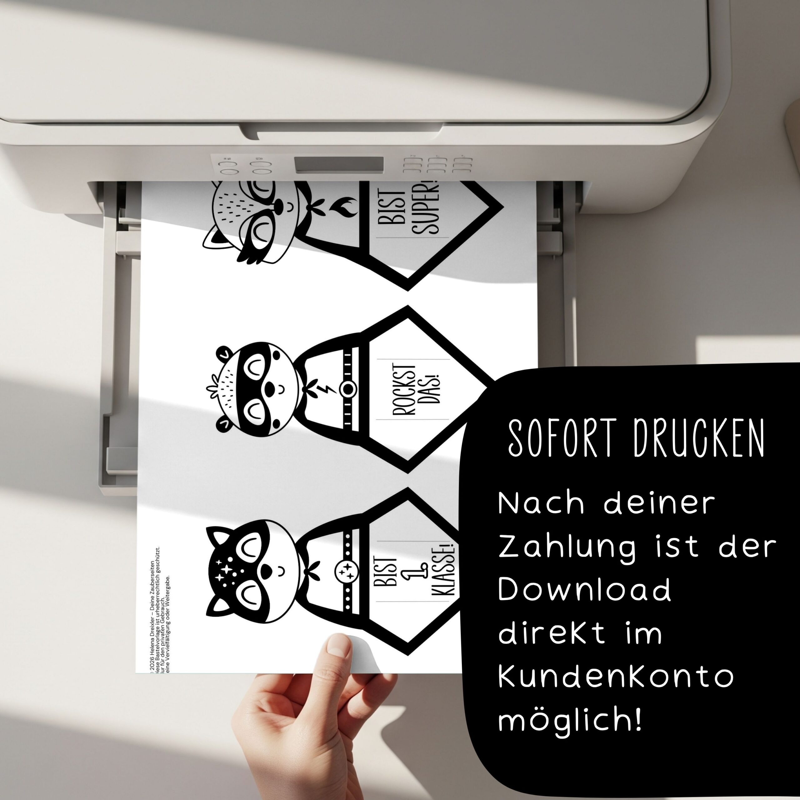 Einschulung Geschenk "Du bist 1. Klasse" Duplo – Bild 5