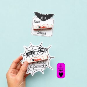 Druckvorlage Halloween Mitgebsel