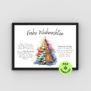 Geldgeschenk "Weihnachtsbaum" Weihnachten