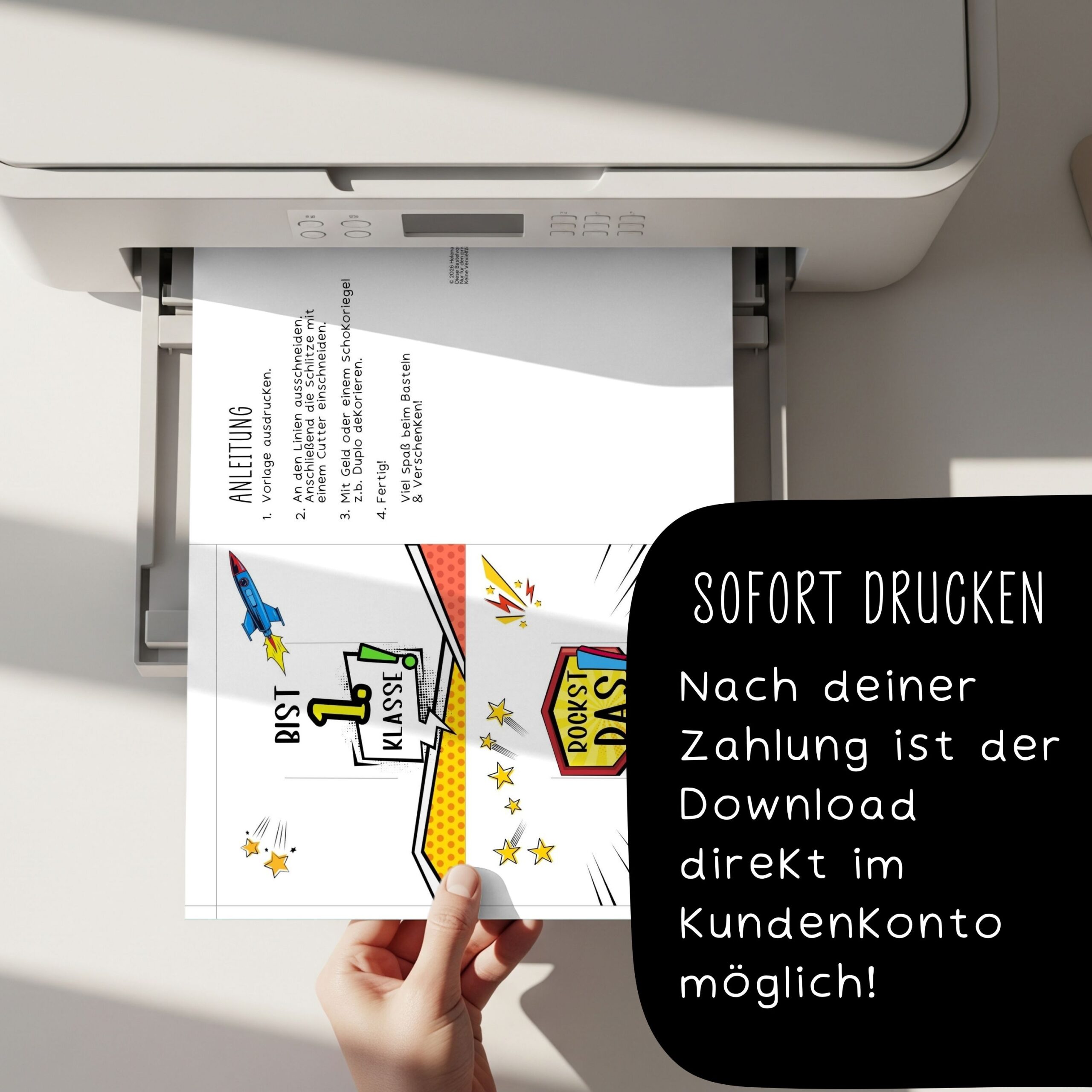 Einschulung Geschenk "Du bist Erste Klasse" Duplo – Bild 5