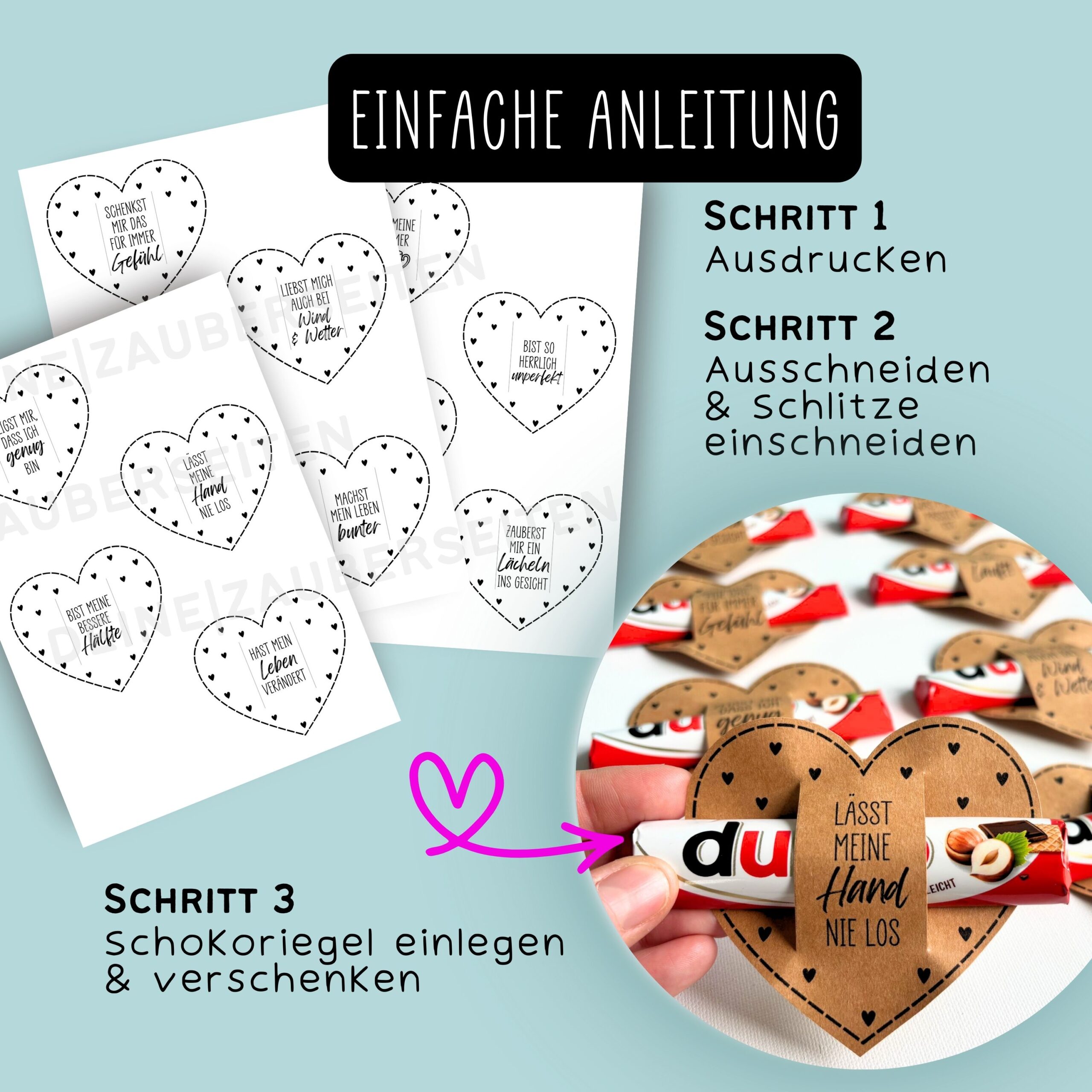 Duplo Banderolen "12 Herzen" – Bild 3