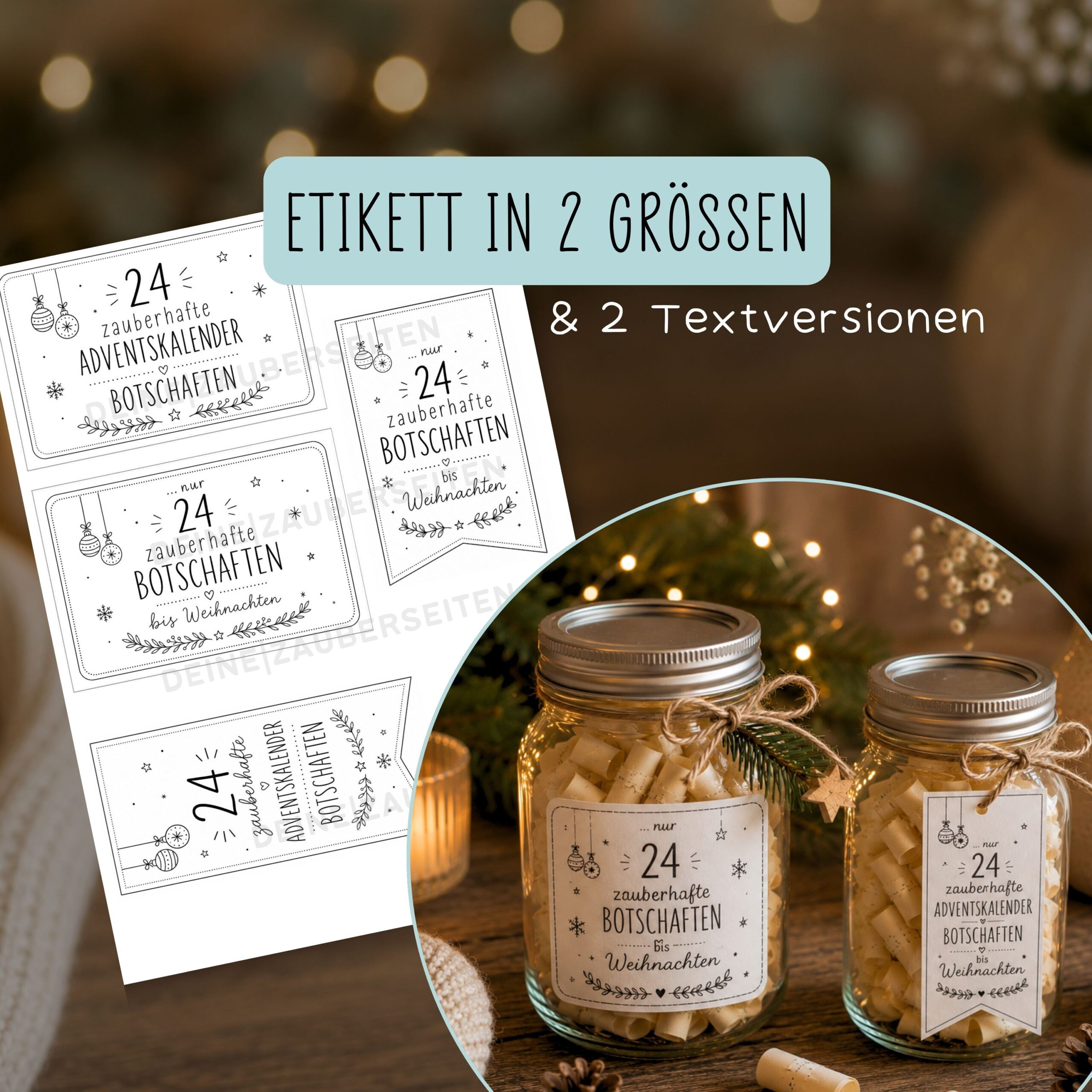 Adventskalender für Kinder Sprüche – Bild 4