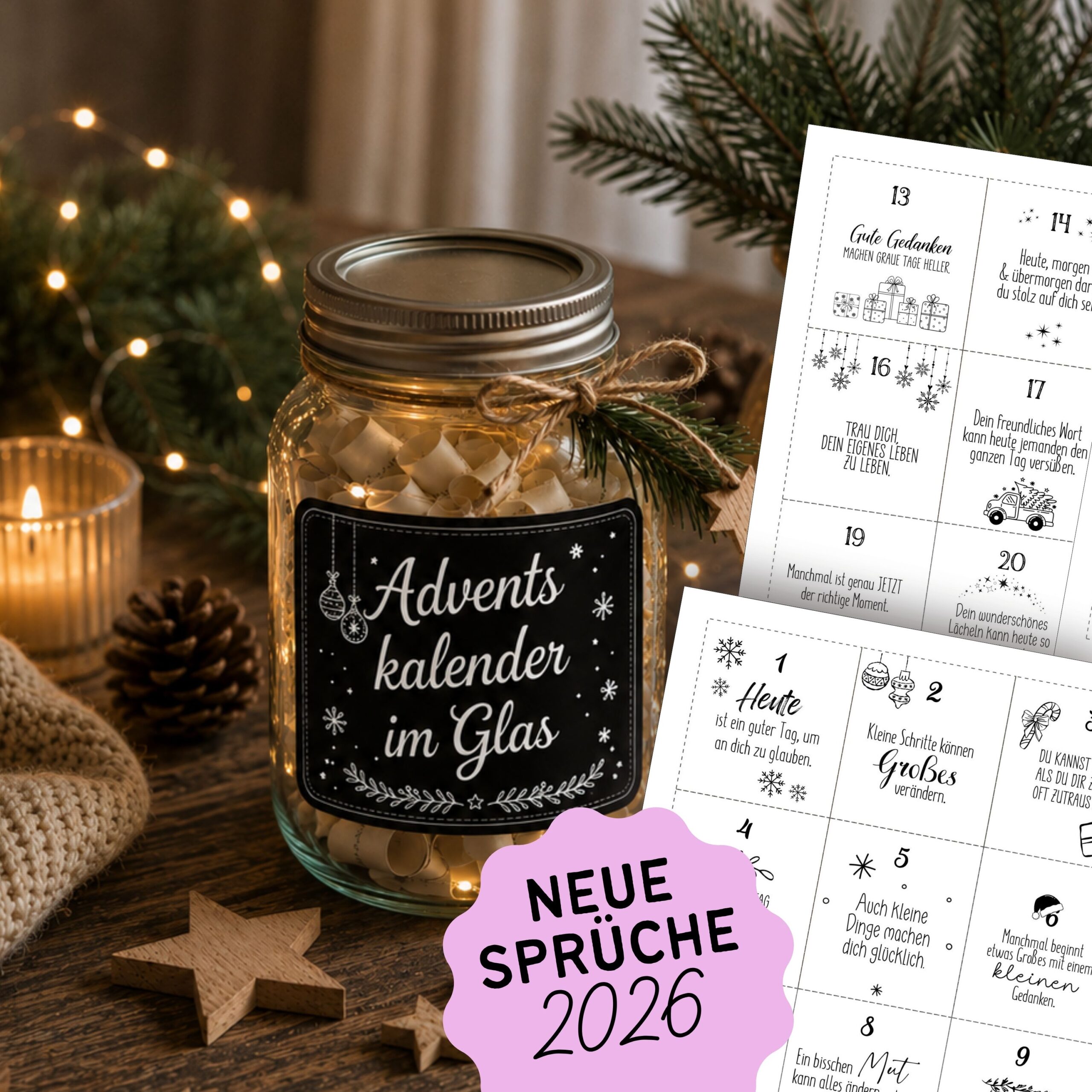 Adventskalender Sprüche & Zitate
