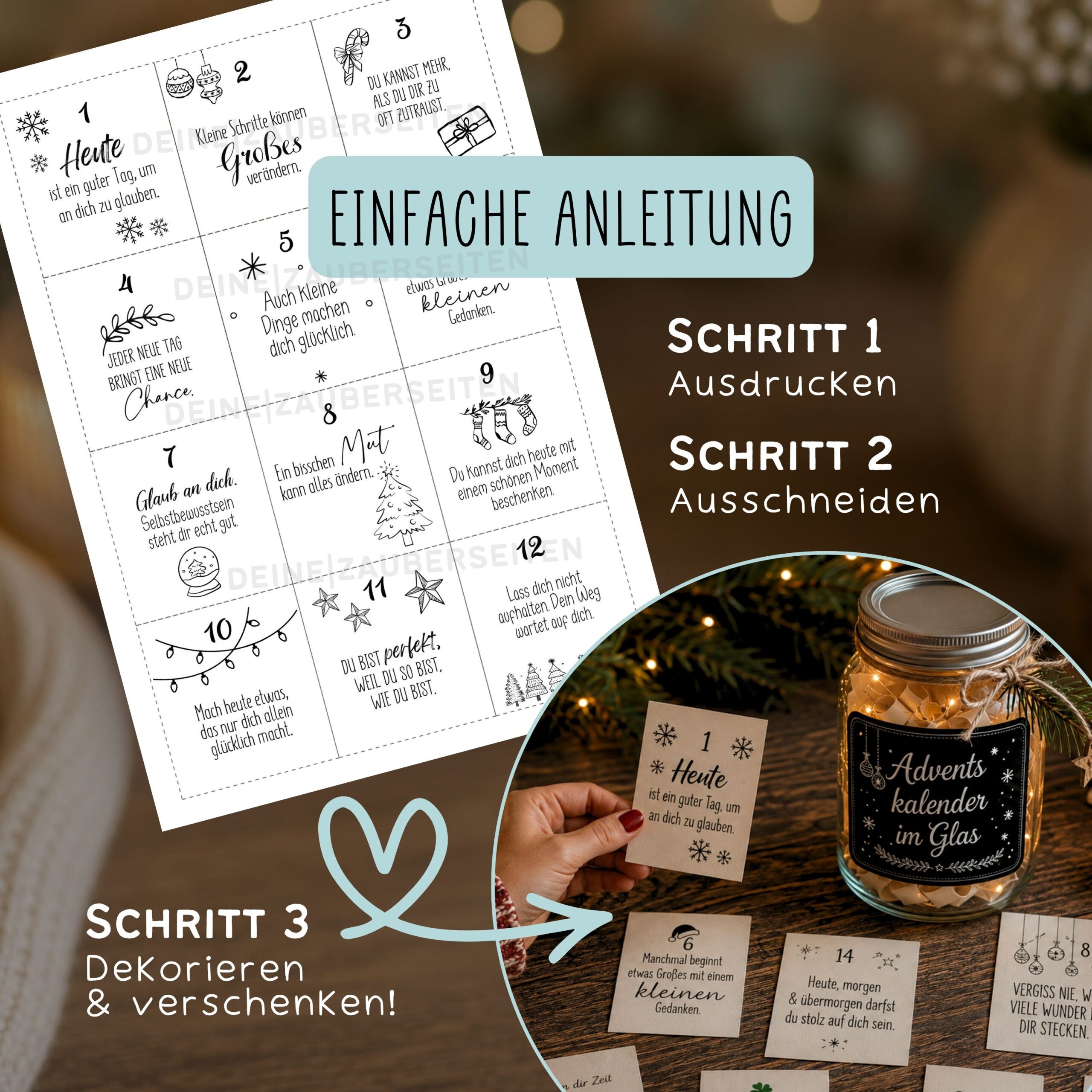 Adventskalender Sprüche & Zitate – Bild 2