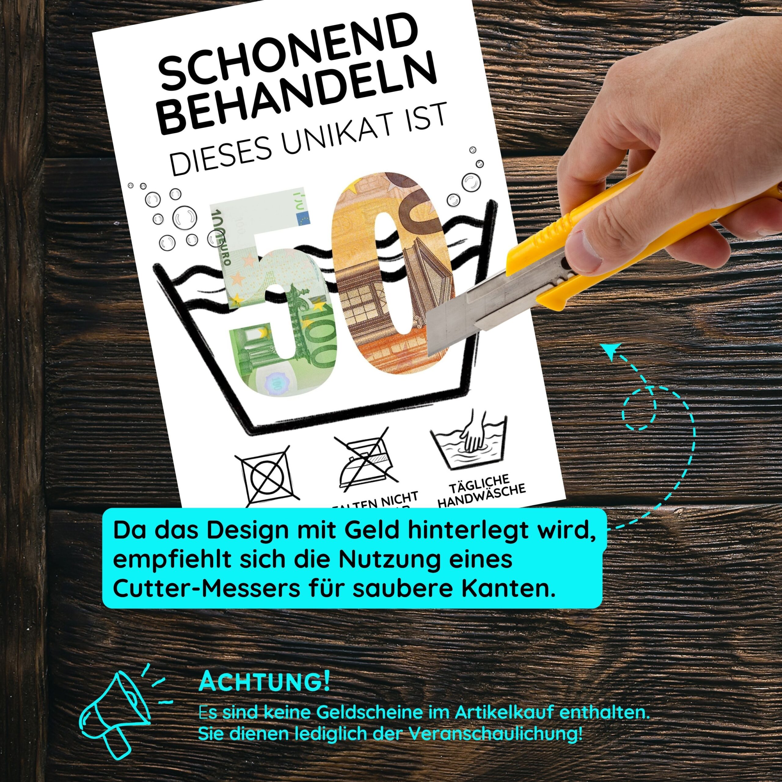 Geldgeschenk "50. Geburtstag" zum Ausdrucken – Bild 2