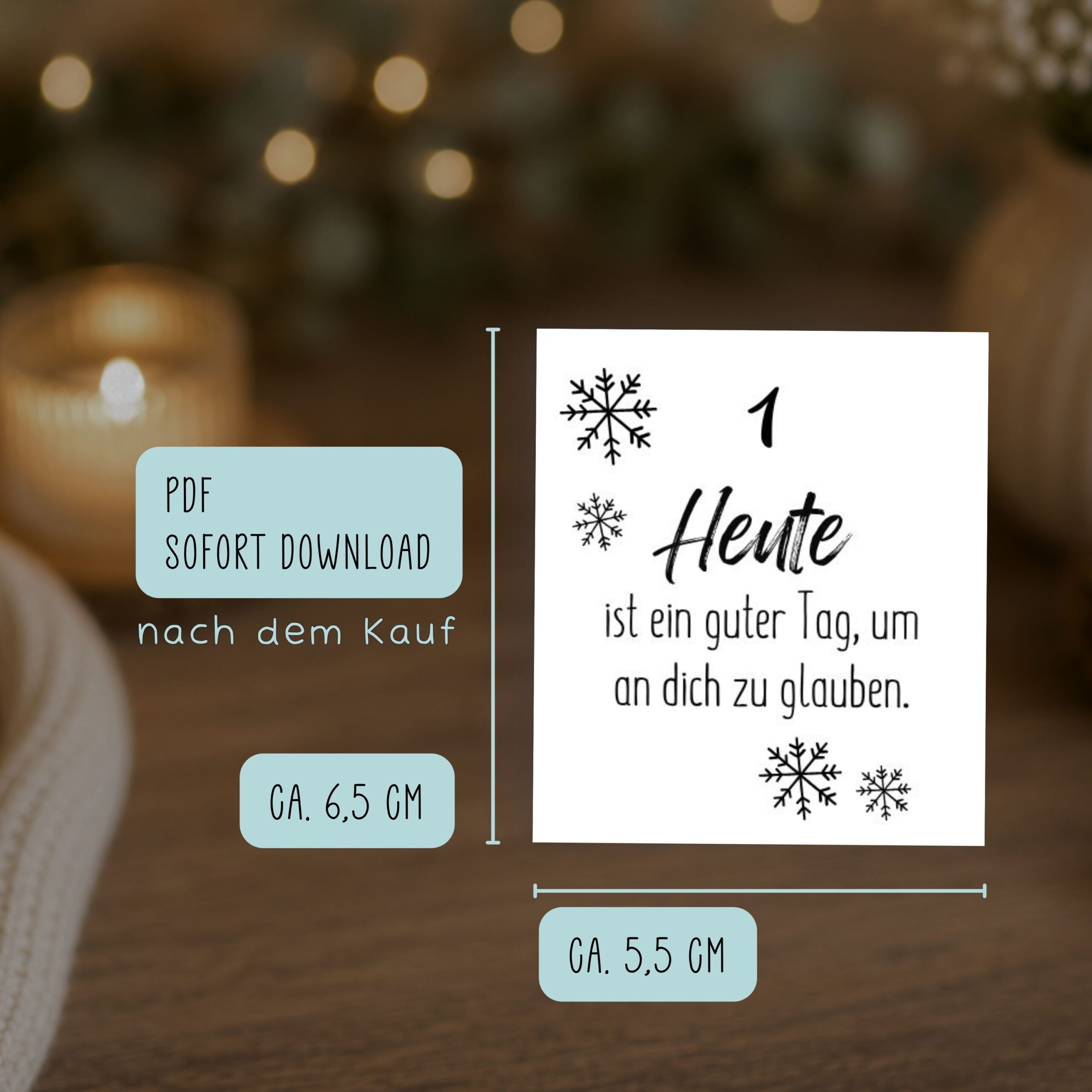 Adventskalender Sprüche & Zitate – Bild 5