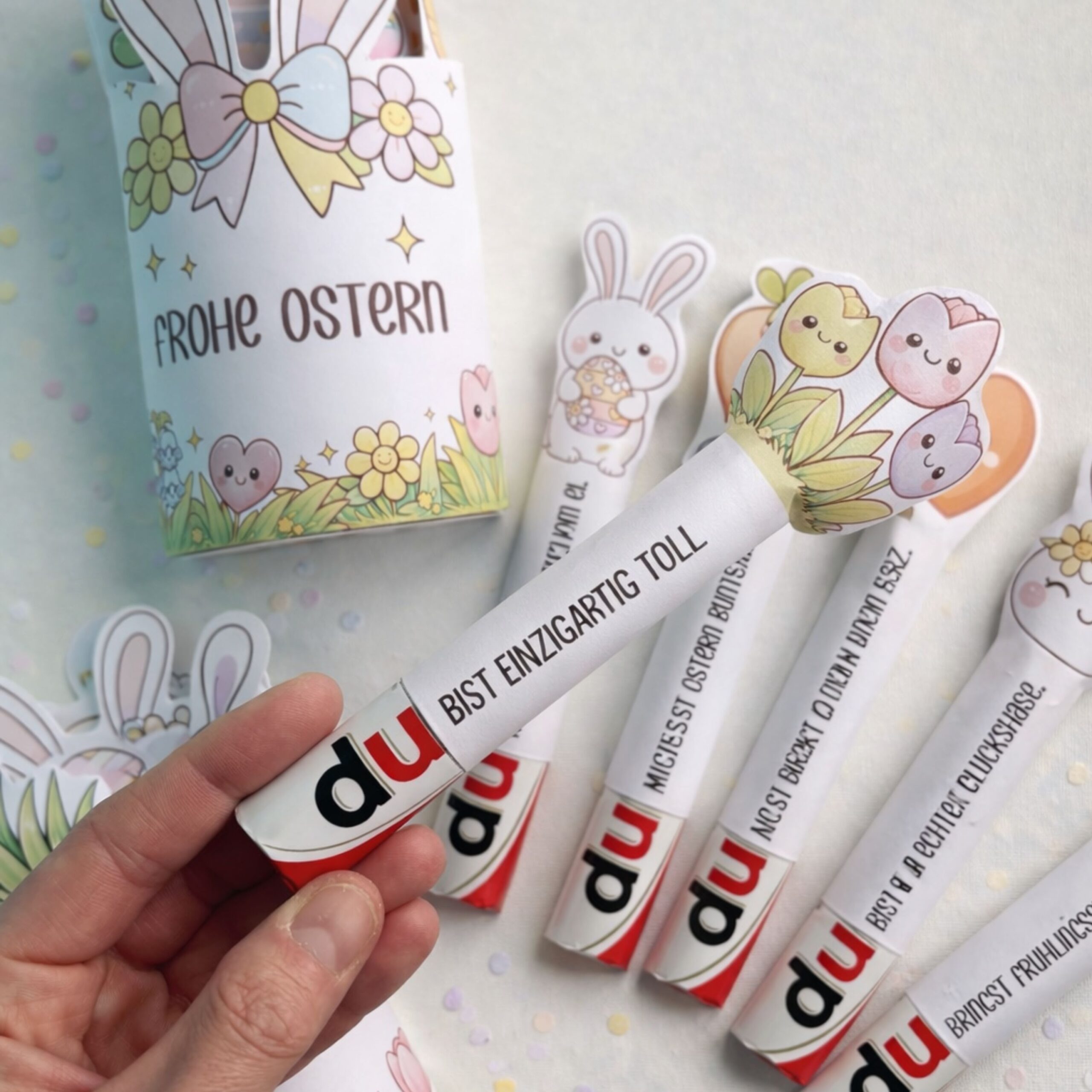 Duplo Banderole & Etiketten "Frohe Ostern" – Bild 3