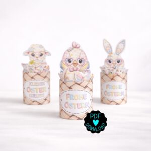 Duplo Banderole & Etiketten "Ostergrüße"