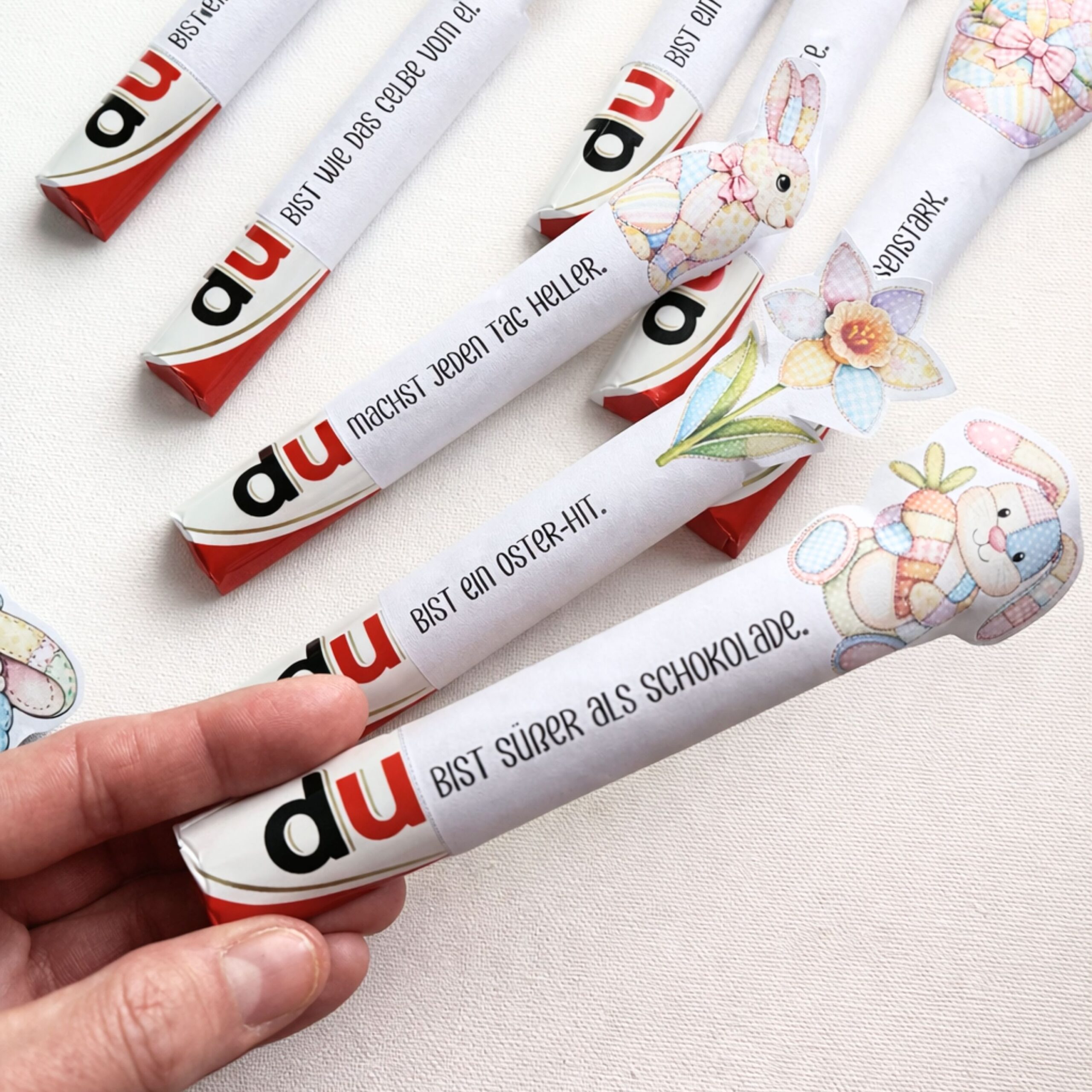 Duplo Banderole & Etiketten "Ostergrüße" – Bild 6