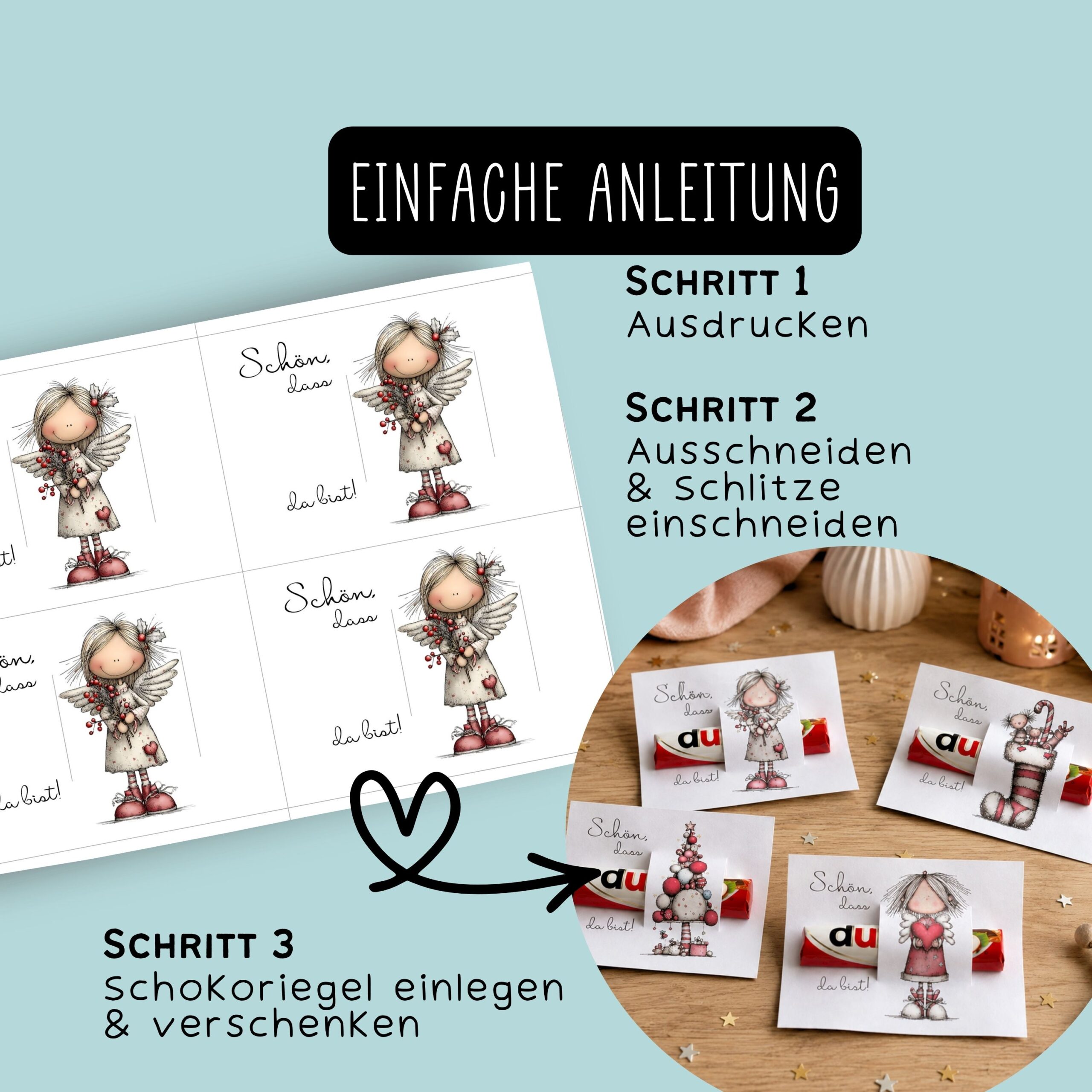 Duplo Banderole "Schön, dass du da bist" – Bild 4