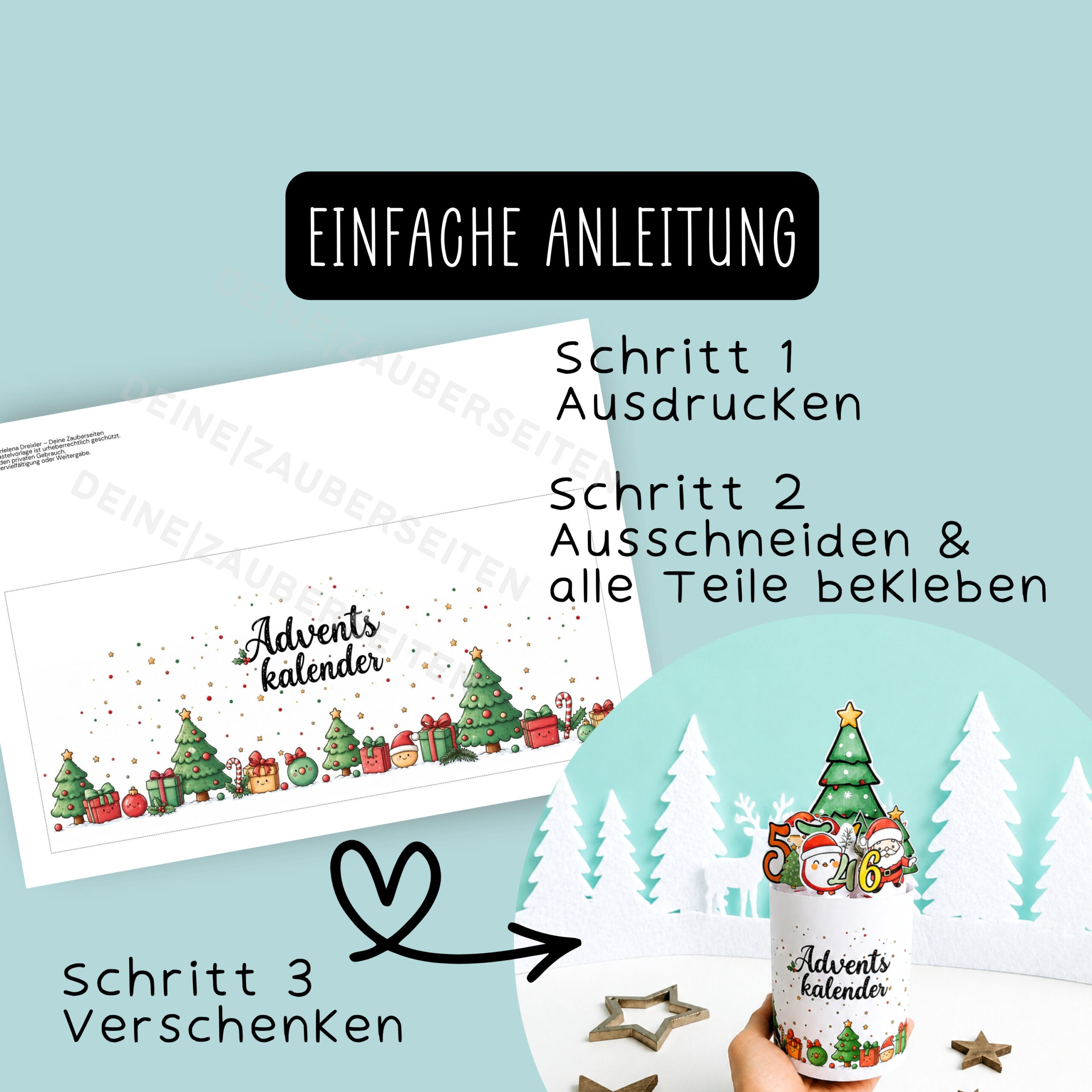 Duplo Adventskalender "24 süße Botschaften für dich" – Bild 4