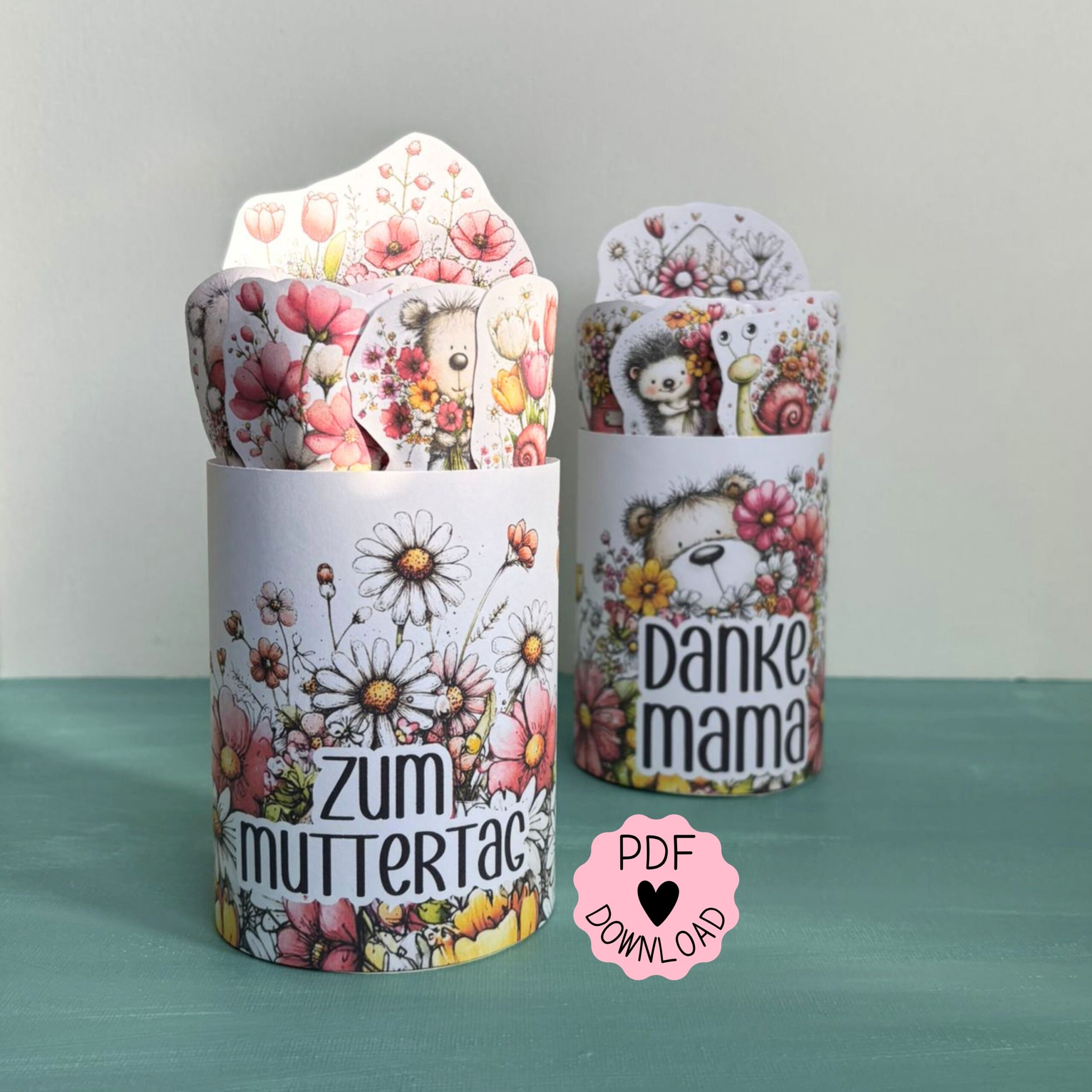 Duplo Banderole & Etiketten "Danke Mama" – Bild 2