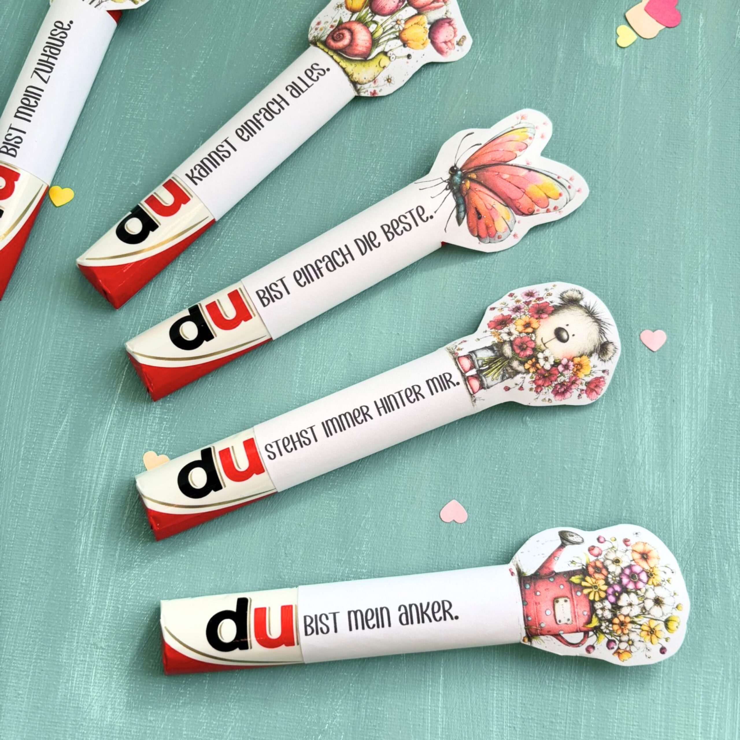 Duplo Banderole & Etiketten "Danke Mama" – Bild 4