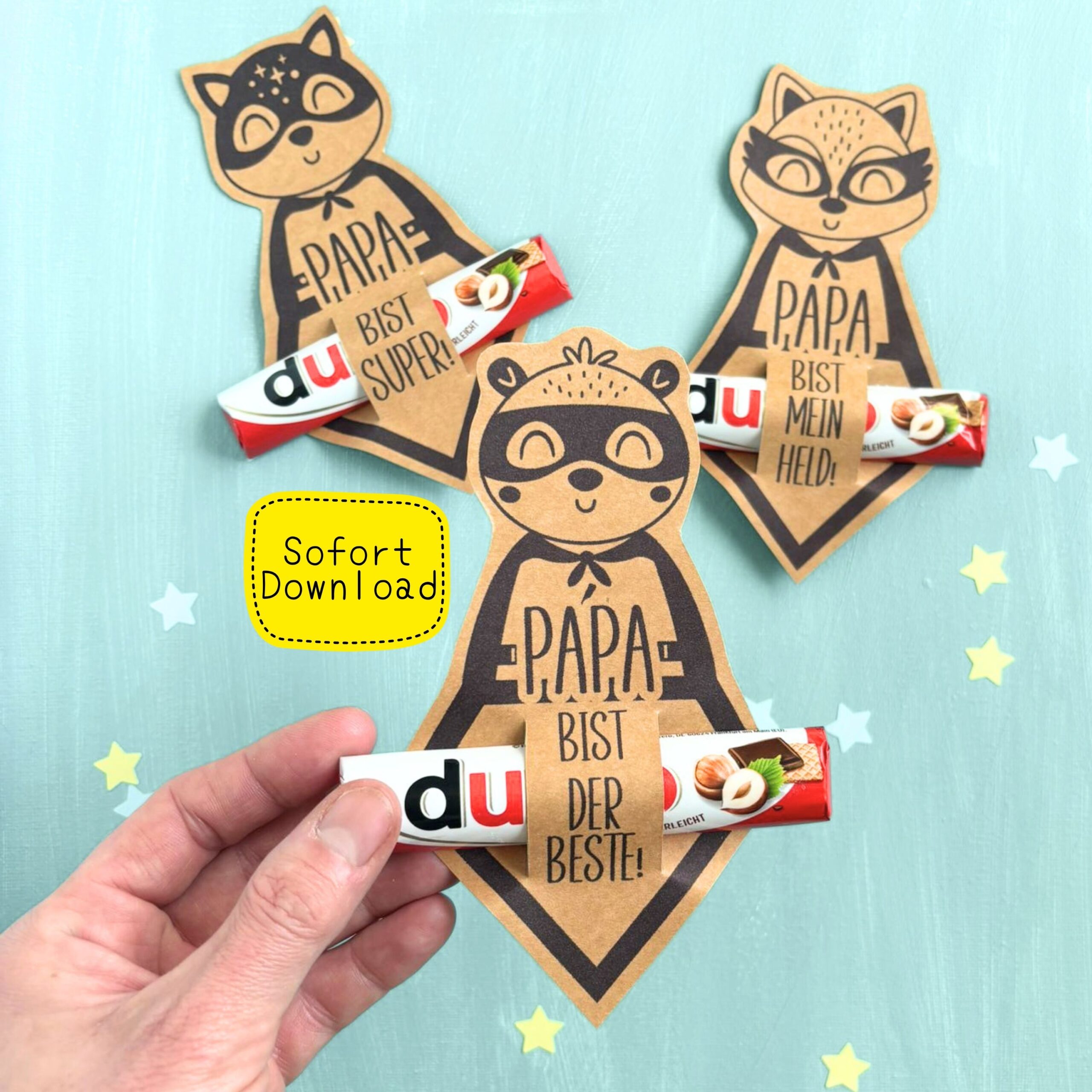 Duplo Banderolen "Super-Papa" – Bild 2