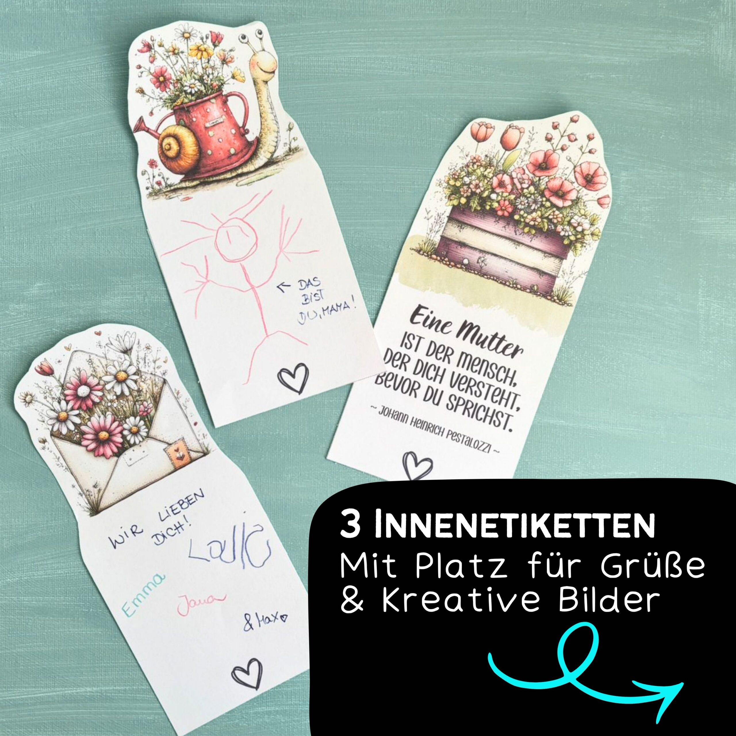 Duplo Banderole & Etiketten "Danke Mama" – Bild 6