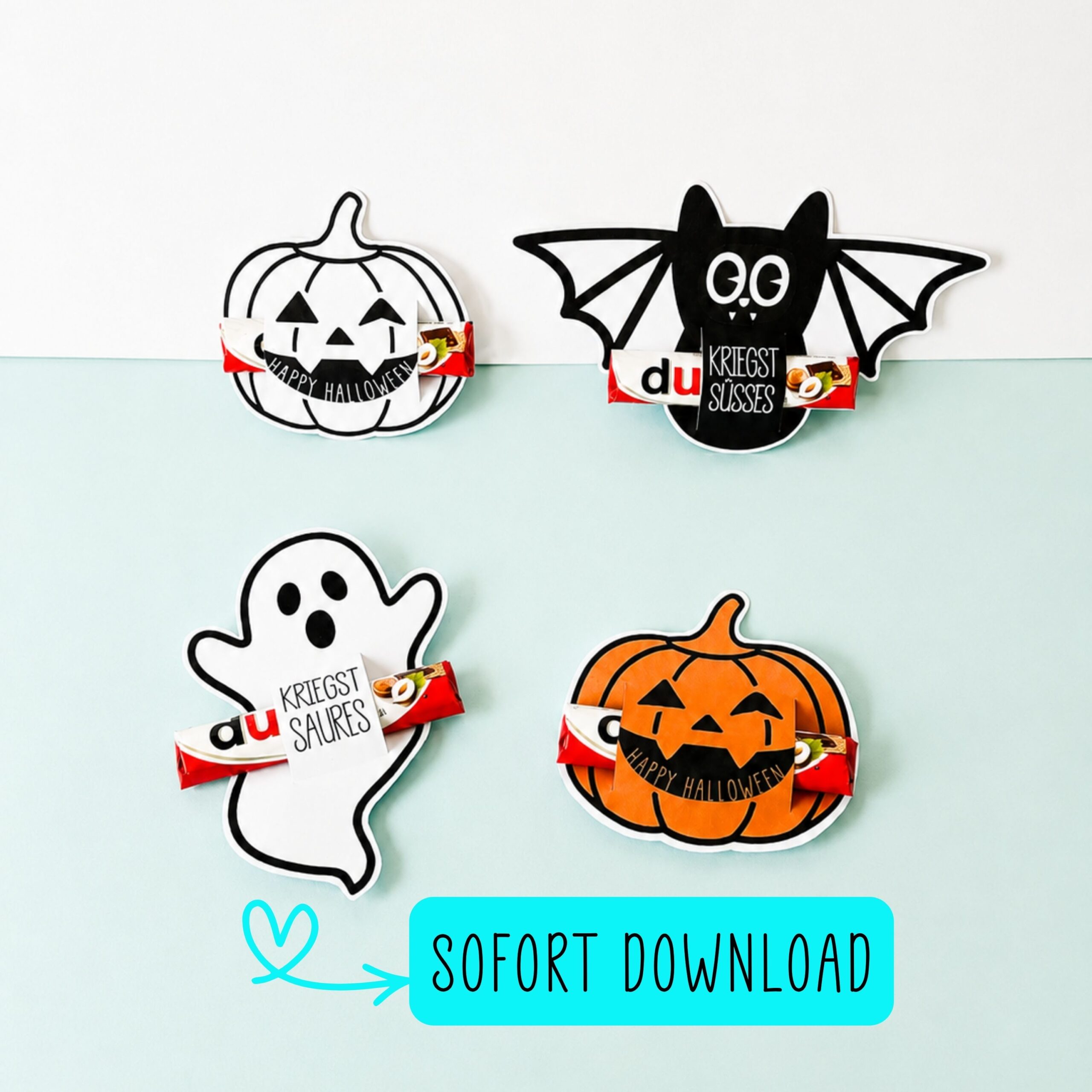 Duplo Banderolen "Süßes & Saures" Halloween – Bild 2