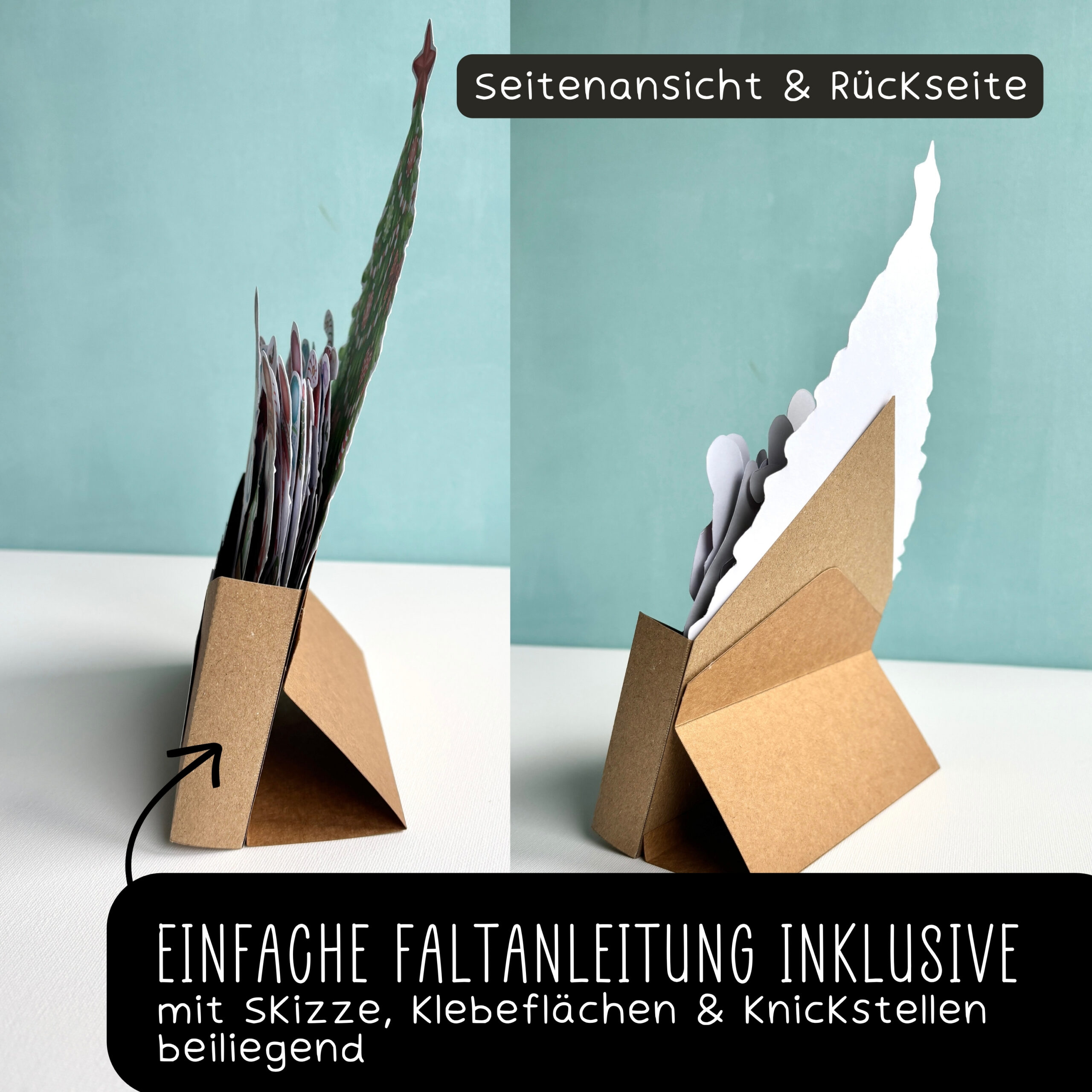 Adventskalender "Wichtel" Sprüche & Box – Bild 4
